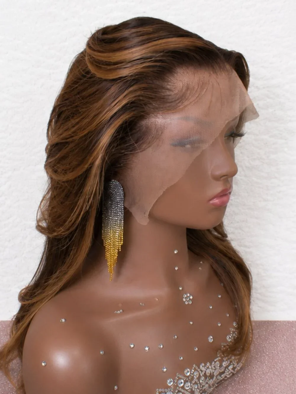 ✨18-20 Inch Ombre Dimensional Balayage Lace Wig 13x6 1b/30/27